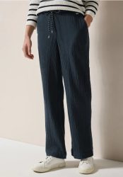 Wide Leg Musselin Hose