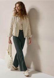 Wide Leg Musselin Hose
