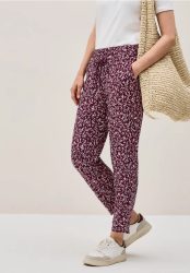 Gemusterte Loose Fit Hose