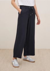 Wide Leg Strukturhose