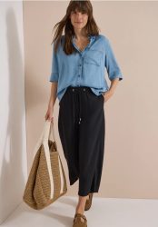3/4 Wide Leg Hose im Loose Fit