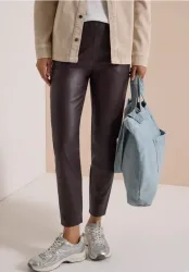 Leggings in Lederoptik