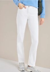 High Waist Straight Leg Jeans im Slim Fit