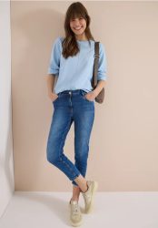 3/4 Slim Leg Jeans im Slim Fit