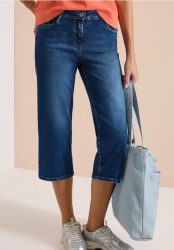 Wide Leg 3/4 Jeans im Loose Fit
