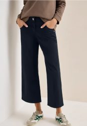 7/8 High Waist Wide Leg Hose im Loose Fit