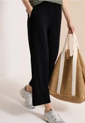 7/8 High Waist Wide Leg Jerseyhose im Loose Fit