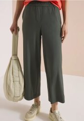 7/8 High Waist Wide Leg Jerseyhose im Loose Fit