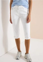 3/4 Mid Waist Casual Fit Hose mit Turn Up
