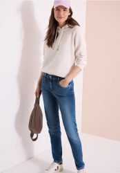 High Waist Slim Leg Jeans im Slim Fit