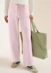 High Waist Wide Leg Jeans im Loose Fit