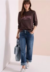 High Waist Wide Leg Jeans im Slim Fit