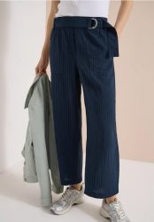 7/8 High Waist Wide Leg Hose im Loose Fit