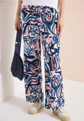 High Waist Wide Leg Hose mit Print