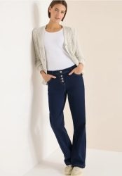 Rinsed Wide Leg Jeans