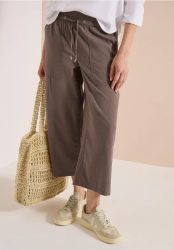 3/4 Wide Leg Hose in Seersucker Qualität
