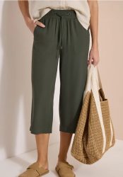 3/4 Wide Leg Hose im Loose Fit