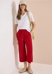 3/4 Wide Leg Hose im Loose Fit