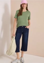 3/4 Wide Leg Jeans im Loose Fit