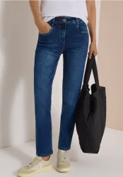 High Waist Slim Leg Jeans im Slim Fit