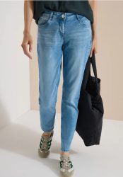 Mid Waist Slim Leg Jeans im Casual Fit