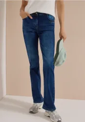 High Waist Bootcut Jeans im Slim Fit