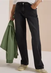 High Waist Wide Leg Jeans im Loose Fit