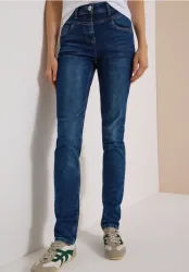 High Waist Slim Leg Jeans im Slim Fit