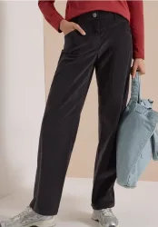 High Waist Wide Leg Hose im Loose Fit