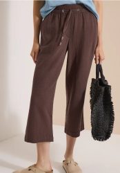 3/4 Wide Leg Hose in Musselin