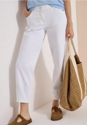 High Waist Barrel Leg Jeans im Loose Fit