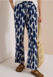High Waist Wide Leg Hose im Loose Fit
