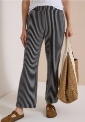 Wide Leg Hose in Strick