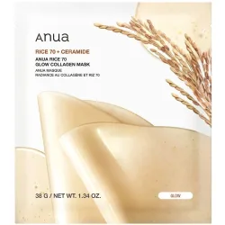 Anua Rice 70 Ceramide Glow Collagen Mask Gesichtsmaske 1 Stk