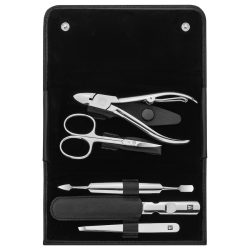 ZWILLING Beauty Classic Manicure Set 5pcs. Leather, Black Nägel kürzen 1 ct
