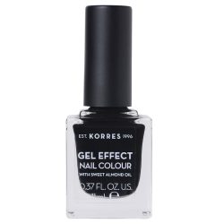 KORRES Sweet Almond Nail Colour Nagellack 11 ml Nr. 100 Black