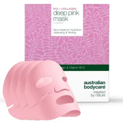 Australian Bodycare B12 Deep Pink Tuchmasken 1 ct
