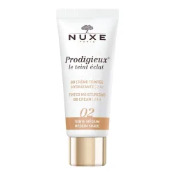 Nuxe - BB-Creme, Prodigieux® Le Teint Éclat strahlender Teint Getönte, feuchtigkeitsspendende BB-Creme | 24H, 30 ml, Medium