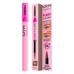 NYX-PROFESSIONAL-MAKEUP - Fluff & Snatch Brow Powder Pen Creme-zu-Puder-Brauenfüller, 1 g,  Taupe