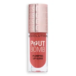 REVOLUTION Pout Bomb Plumping Gloss Milky Sheer Holo Lipgloss 4,6 ml Melba Warm Peach