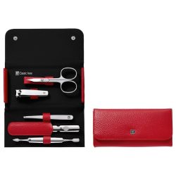 ZWILLING Beauty Classic Manicure Set 5pcs. Leather, Red Nägel kürzen 1 ct