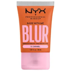 NYX-PROFESSIONAL-MAKEUP - Bare With Me Blur Tint Foundation, Bare With Me Lt Ivory, 30 ml,  Caramel