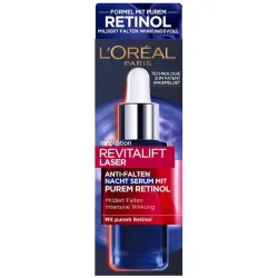 L?Oréal Paris Revitalift Laser Anti-Falten Retinol Nacht Serum Anti-Aging Gesichtsserum 30 ml