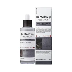 Dr.Melaxin - Peel Shot Glow Black Rice Ampoule, 80 ml