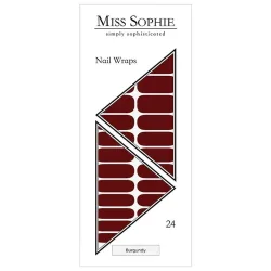 Miss Sophie Burgundy Nageldesign 24 ct