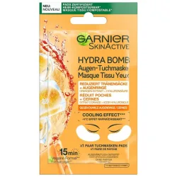 Garnier Skin Active Hydra Bomb Augen-Tuchmaske Orange Augenmasken & -pads 1 ct