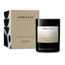 Candly&Co No.1 Geranie, Weihrauch Kerzen 250 g