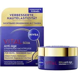 NIVEA VITAL Soja Anti-Age Straffende Nachtpflege Nachtcreme 50 ml