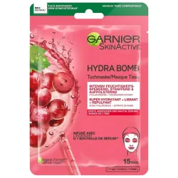 Garnier - SkinActive Hydra Bomb Tuchmaske Intensiv Straffend, Hydra Bomb anti age, 1 Stück