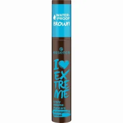 Essence - I Love Extreme Crazy Volume Waterproof Mascara, 12 ml, Cozy Brown
